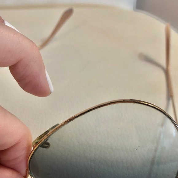 Gold and Blue Gradient Ray-Ban Aviators - Picture 6 of 9